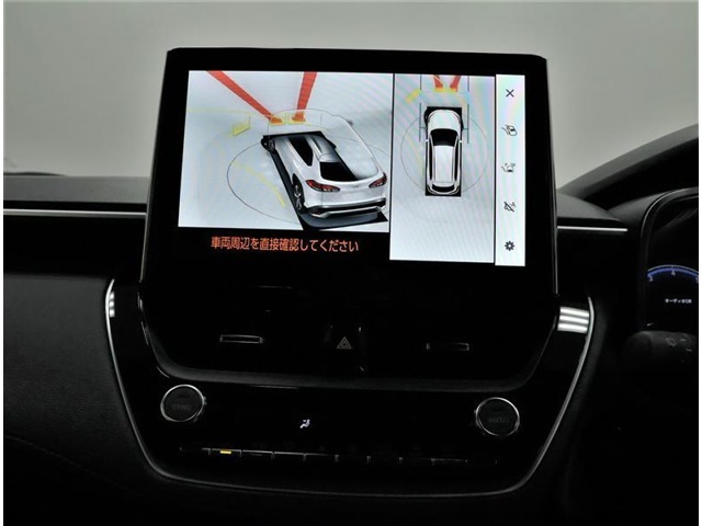 パノラミックビューモニター装備！サイドビュー・車両に取り付けたフロント、サイド、バックカメラの映像を合成して画面上に表示させることで、低速時の運転を補助する装置です。車両本体の取扱書もお読みください。