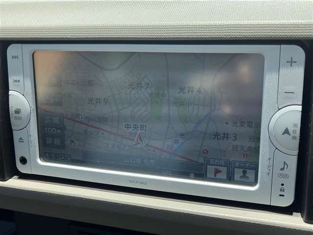 こちらのナビはワンセグ対応、CD再生機能付き！（型番：NSCP-W62）