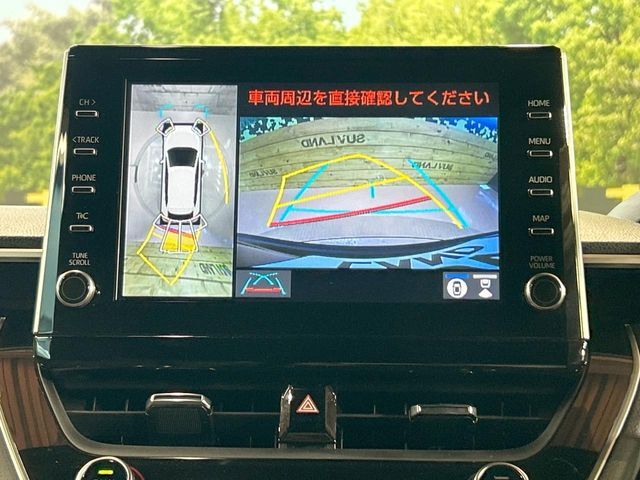 【パノラミックビューモニター】専用のカメラにより、上から見下ろしたような視点で360度クルマの周囲を確認することができます☆死角部分も確認しやすく、狭い場所での切り返しや駐車もスムーズに行えます。
