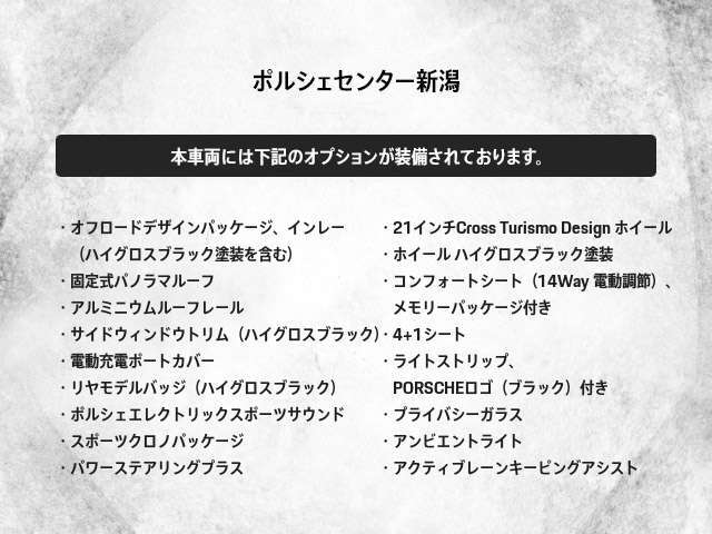 オプション一覧です。