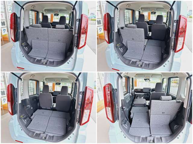 荷物もたくさん積めるのでレジャーやショッピングも楽しめます♪