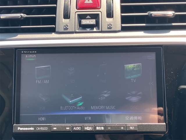 フルセグTV視聴のほか、Bluetooth接続にも対応しています！