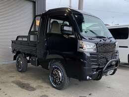 WORKホイール・ホワイトレタータイヤ・フロントバンパーガード・リヤバンパーガード・テールガード