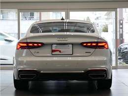 LEDがミリ秒単位で次々と光り、流れるような動きとともに明瞭な光を後続の車両にもたらすLEDリヤダイナミックターンインディケーターを搭載。