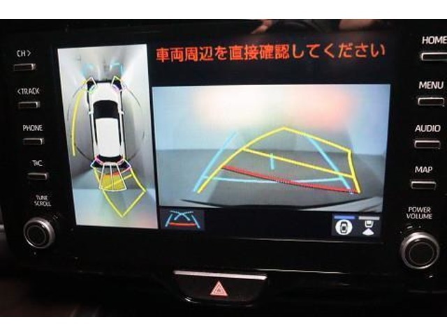 『全周囲モニター』　車両周辺の映像も表示するので、より安心です！