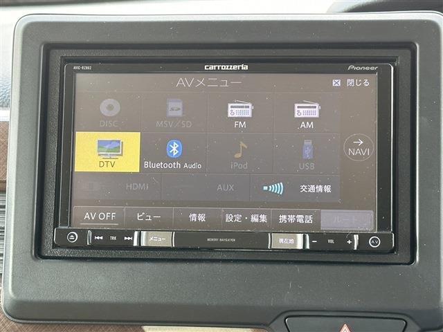 各種オーディオソースが充実しています。Bluetooth機能があるのでお手持ちのスマホの音楽等を聴くことが可能です。