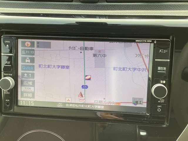 純正メモリーナビ＆フルセグTV　CD　DVD再生