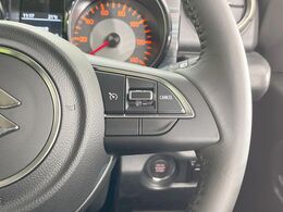 【クルーズコントロール】高速道路もラクラク走行。アクセルを離しても一定速度で走行ができ、長距離運転時の負担を軽減！加速・減速も簡単なスイッチ操作で調整できます。