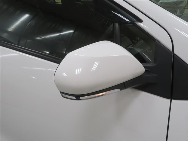 対向車や歩行者が認識しやすいサイドターンランプ付カラードドアミラー