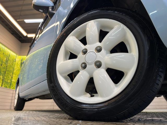 【純正14インチアルミホイール】外観にマッチした純正アルミホイールを装着しております。各種社外アルミホイールや、スタッドレスタイヤも取扱いしております。是非ご相談ください♪
