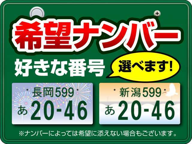 4桁の登録番号をご指定頂き、登録してお渡し致します。