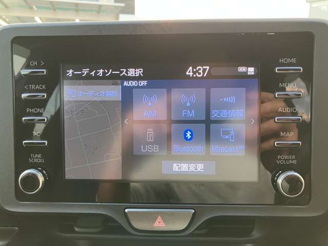 【バックカメラ】駐車時に後方がリアルタイム映像で確認できます。大型商業施設や立体駐車場での駐車時や、夜間のバック時に大活躍！運転スキルに関わらず、今や必須となった装備のひとつです！