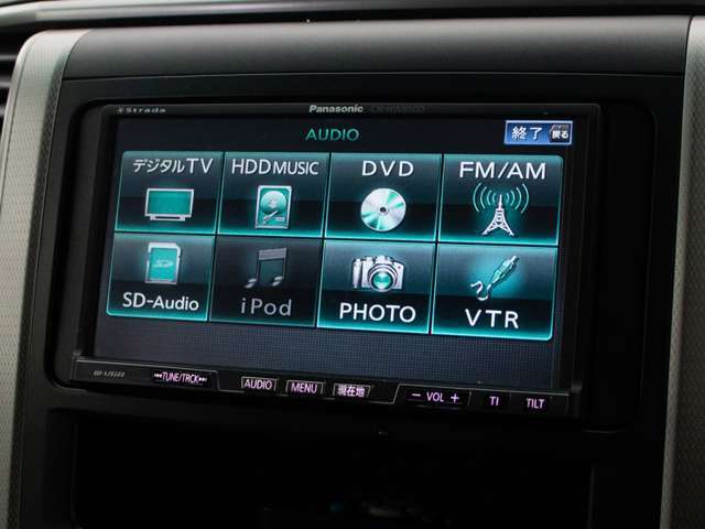 DVDビデオ再生機能付き！ご遠方へお出かけの際、同乗者も退屈せず過ごして頂けます。