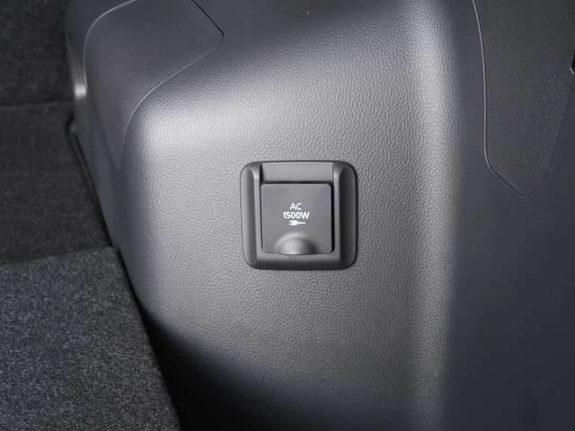 AC100Vコンセント　1500Wまでの家電製品がご利用いただけます