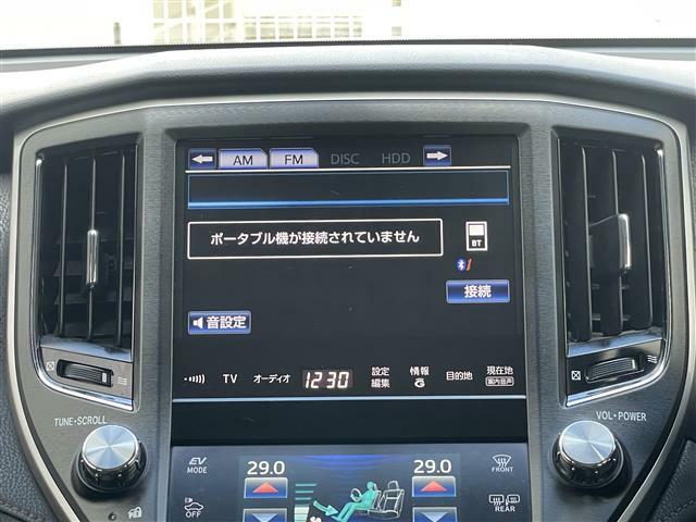 【オーディオ】FM / AM / フルセグTV / CD / DVD / Bluetooth