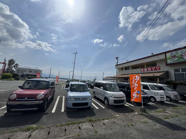 イシカワモーターの展示場です。長州港の入り口にございます。工場から徒歩3分くらいの所にございます。ご来店の際はご連絡くださいませ。090-9474-4226