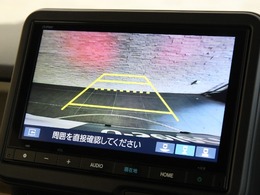 バックカメラが装備されており、後方の安全確認はもちろんのこと狭い場所での駐車や雨の日・夜間など視界の悪いコンディションでのストレスの軽減にもなります！