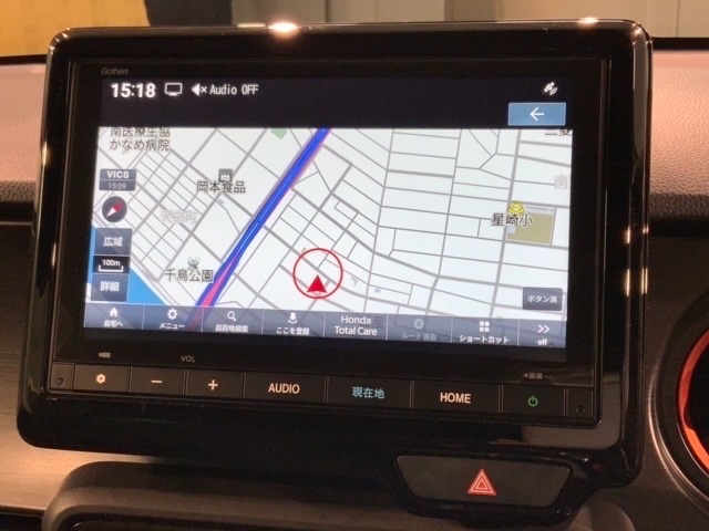 ギャザズナビ搭載です。知らない道も安心ですね！