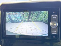 【バックカメラ】駐車時に後方がリアルタイム映像で確認できます。大型商業施設や立体駐車場での駐車時や、夜間のバック時に大活躍！運転スキルに関わらず、今や必須となった装備のひとつです！