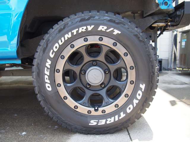 XJ03ホイールにオープンカントリーRT185の組み合わせ