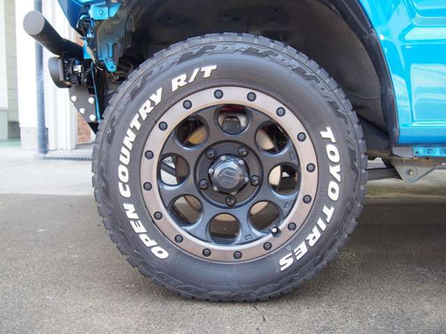 XJ03ホイールにオープンカントリーRT185の組み合わせ