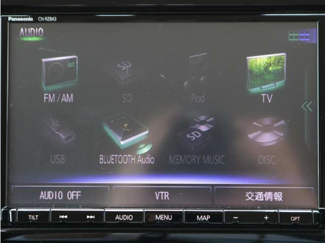 地デジ視聴、Bluetooth接続、CD/DVD再生可能☆