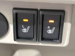 【シートヒーター】寒い日に重宝するシートヒーター！エアコンより早く温まってくれるので寒がりの人も安心ですね♪エアコンの温風は乾燥するから苦手、という方にもをおすすめです。