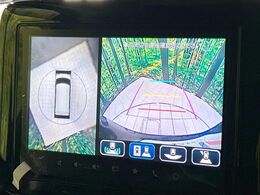 【全方位モニター用カメラ】専用のカメラにより、上から見下ろしたような視点で360度クルマの周囲を確認することができます☆死角部分も確認しやすく、狭い場所での切り返しや駐車もスムーズに行えます。