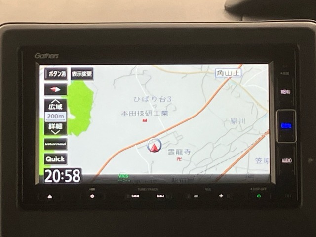 ナビ付迷わず目的地まで安心