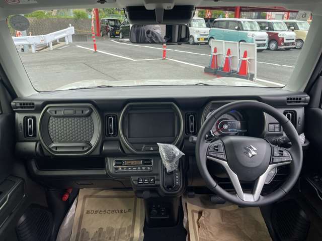 開けた視界で安心して運転できます！