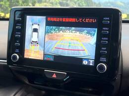 【パノラミックビューモニター】専用のカメラにより、上から見下ろしたような視点で360度クルマの周囲を確認することができます☆死角部分も確認しやすく、狭い場所での切り返しや駐車もスムーズに行えます。