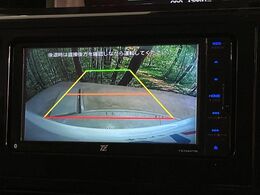 【バックカメラ】駐車時に後方がリアルタイム映像で確認できます。大型商業施設や立体駐車場での駐車時や、夜間のバック時に大活躍！運転スキルに関わらず、今や必須となった装備のひとつです！