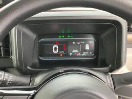 メーターパネルはデジタルスピードメーターとカラー液晶インフォメーションディスプレイを組み合わせた先進的なデザインを採用！