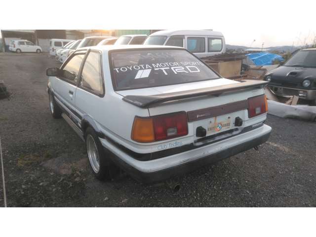 AE86レビン！5MT！エアロ！ウイング！ローダウン！アルミ！FRPボンネット！ロールバー！
