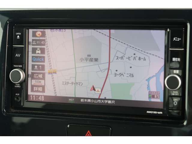純正オリジナルナビ（MM319D-WM)　フルセグTV　DVD再生　Bluetooth対応　ミュージックサーバー　CD　ラジオ