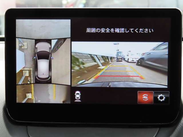 ☆360度モニター付きで駐車が苦手な方もとても安心。リアーパーキングセンサーと併せてご使用下さアイ☆