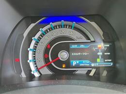 メーターパネルはカラー液晶インフォメーションディスプレイと組み合わせた先進的なデザインを採用！