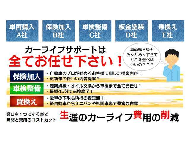 数有る在庫から厳選した車両を置いております！