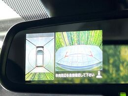 【アラウンドビューモニター】専用のカメラにより、上から見下ろしたような視点で360度クルマの周囲を確認することができます☆死角部分も確認しやすく、狭い場所での切り返しや駐車もスムーズに行えます。
