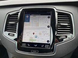 【9インチタッチスクリーン純正HDDナビ】「Apple　Car　Play」「Android　Auto」対応のボルボ先進ナビゲーション「SENSUS」。最新地図データへ無料更新してお渡しします。