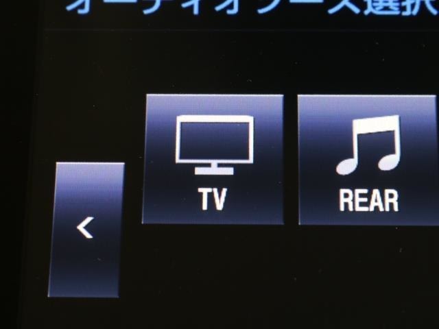 TVが見れるチューナーを装備しています。　新しい車でも付いていないことで、TVが見れない事も多々あるので要チェックです。