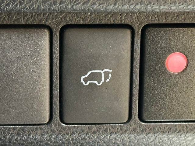 【電動リアゲート】ボタンひとつで大きなゲートも簡単に開閉可能です。高級車ならではの装備は嬉しいですね。