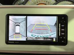 【全周囲/全方位/アラウンドビューモニター機能】全周囲カメラも付いているので安心です！！！ 女性でも楽々駐車可能ですね！！！