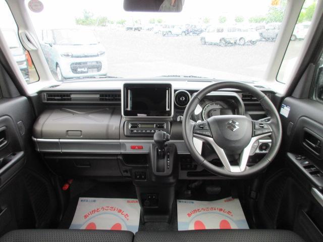 見晴らしがよく開放的な車内。視界も良好です。