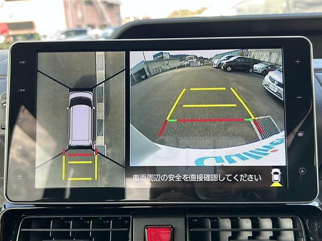 【　全方位カメラ　】上から見下ろしたように駐車が可能です。安心して縦列駐車も可能です♪