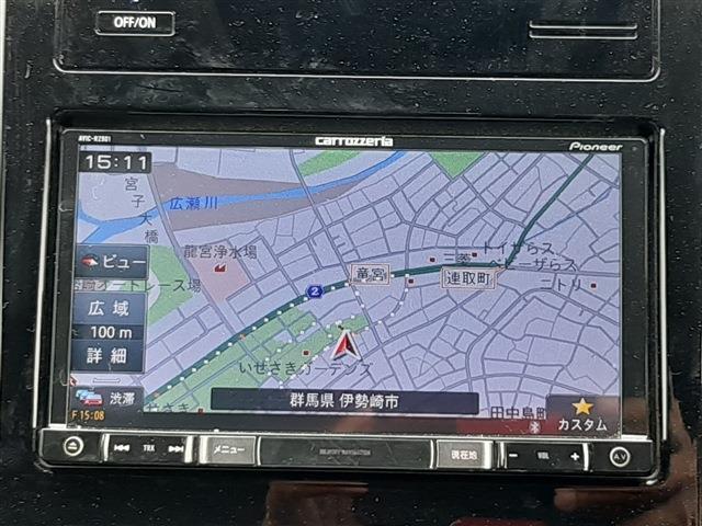 ■　装備2　■　カロッツェリアナビ：フルセグTV　Bluetooth接続