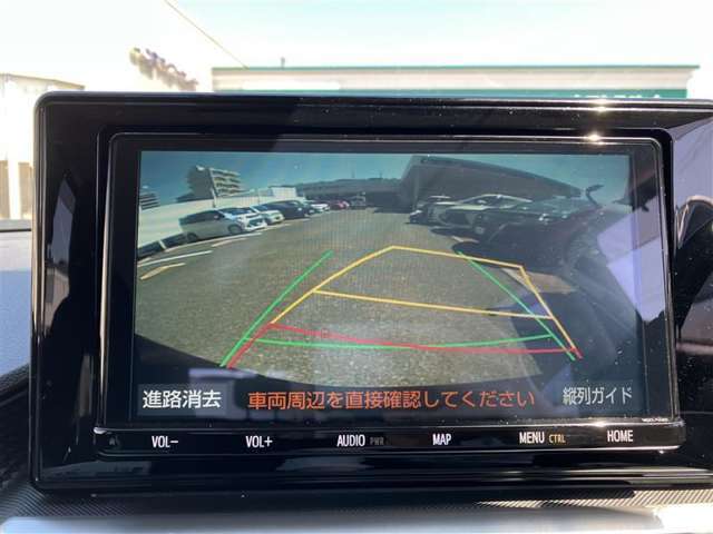 バックモニター付きで駐車も安心！