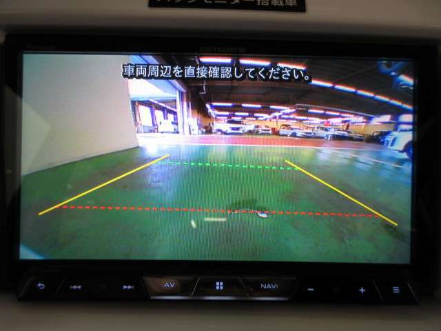 安全確認とスムーズな駐車をサポート！車庫入れが苦手な方でもこれで安心です。