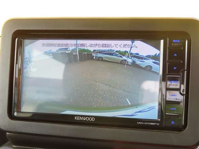 車庫入れもお任せのバックカメラ付き！