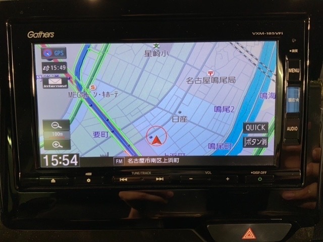 ギャザズナビ搭載です。知らない道も安心ですね！